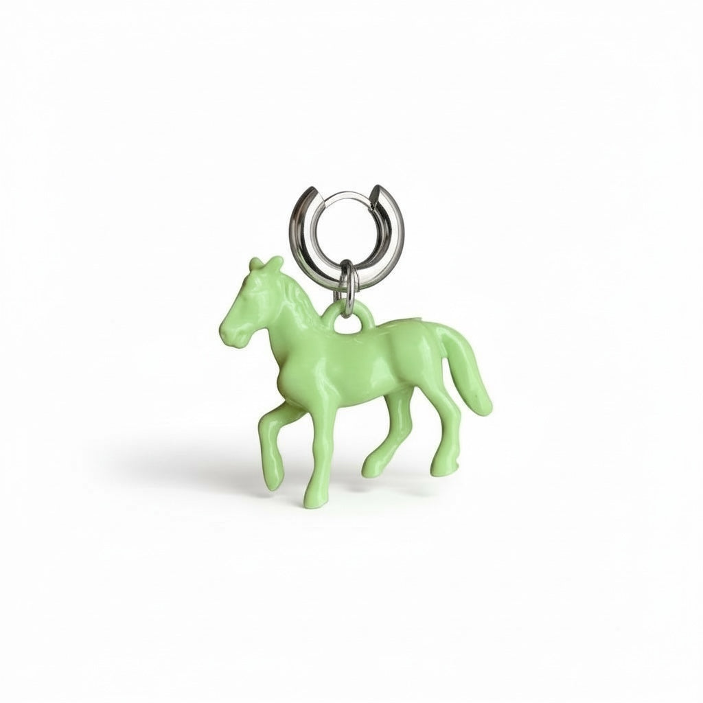 Hoop Caballito Verde Pastel