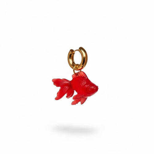 Hoop Pez Koi Rojo